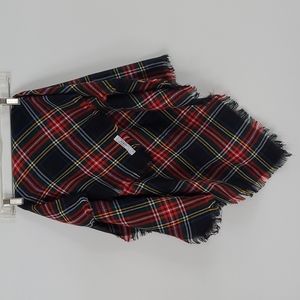 Echo Woven Acrylic Scarf plaid